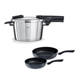 Fissler Vitaquick Glossy 4.5 lt Düdüklü Tencere+Tava