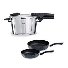 Fissler Vitaquick Glossy 4.5 lt Düdüklü Tencere+Tava