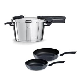 Fissler Vitaquick Glossy 4.5 lt Düdüklü Tencere+Tava