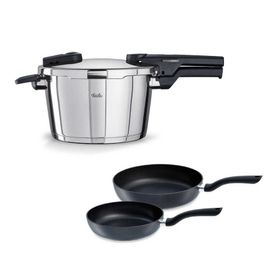 Fissler Vitaquick Glossy 4.5 lt Düdüklü Tencere+Tava
