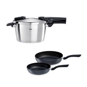 Fissler Vitaquick Premium 4.5 lt Düdüklü Tencere+Tava