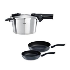 Fissler Vitaquick Premium 4.5 lt Düdüklü Tencere+Tava