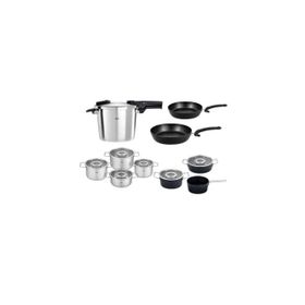 Fissler Vitaquick Premium 6 lt Düdüklü Tencere+İndiksiyon Tabanlı Cam Kapaklı Tencere Tava