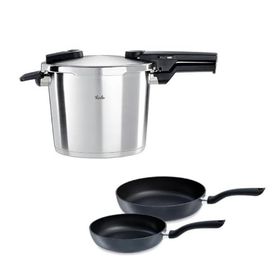 Fissler Vitaquick Premium 6 lt Düdüklü Tencere+Tava