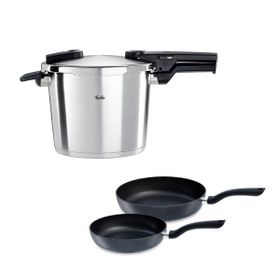 Fissler Vitaquick Premium 6 lt Düdüklü Tencere+Tava