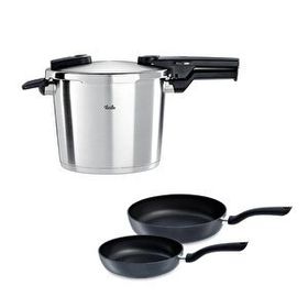 Fissler Vitaquick Premium 6 lt Düdüklü Tencere+Tava