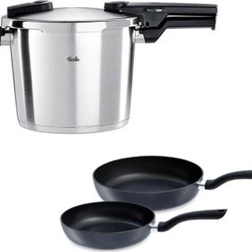 Fissler Vitaquick Premium 6 lt Düdüklü Tencere+Tava