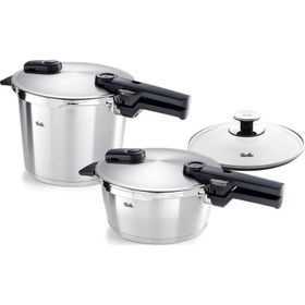 Fissler Vitaquick Premium 6+3.5L Cam Kapaklı Düdüklü Tencere