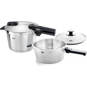 Fissler Vitaquick Premium 6+3.5L Cam Kapaklı Düdüklü Tencere