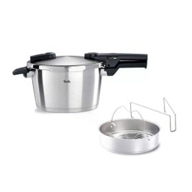 Fissler Vitaquick Premium Düdüklü Tencere 4,5 lt+Buharlı Pişirme Aparatı
