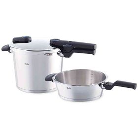 Fissler Vitaquick Satin Black 6+2.5 lt Düdüklü Tencere Seti