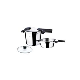Fissler Vitaquick Satin Black 6+2.5 lt Düdüklü Tencere Seti