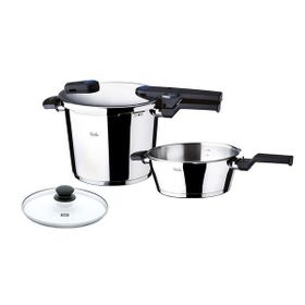 Fissler Vitaquick Satin Black 6+2.5 lt Düdüklü Tencere Seti