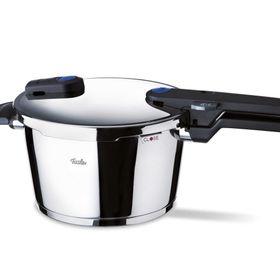 Fissler Vitaquick Satin Black 8 lt Düdüklü Tencere