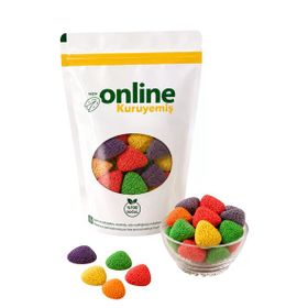 Fıstık Yeşili 1 kg Kalpli Jöle Lokum
