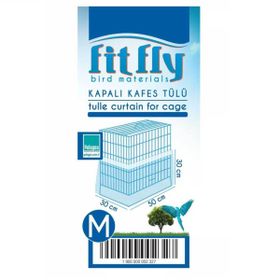 Fit Fly Medium 50x30x25 cm Altı Kapalı Kafes Tülü