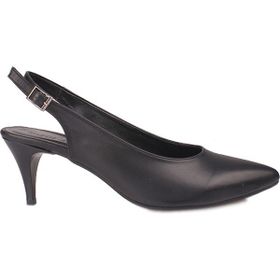 Fitbas 111215 014 Siyah Mat Kadın Stiletto Ayakkabı