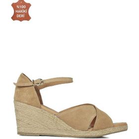 Fitbas 6620 167 Camel Kadın Sandalet