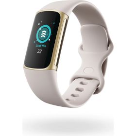 Fitbit Charge 5 Ay Beyazı Akıllı Bileklik