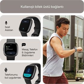 Fitbit Versa 4 Siyah Akıllı Saat