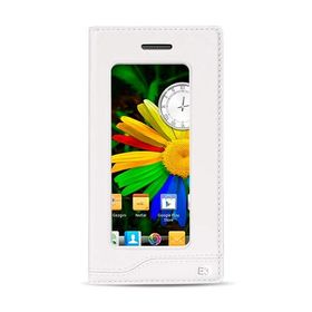 Fitcase Dolce Discovery E3 Gizli Mıknatıslı Pencereli Beyaz Kılıf