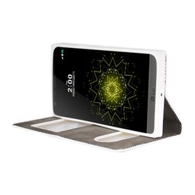 Fitcase Dolce Lg G5 H850 Gizli Mıknatıslı Pencereli Gold Kılıf