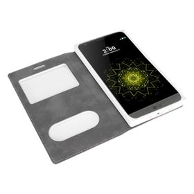 Fitcase Dolce Lg G5 H850 Gizli Mıknatıslı Pencereli Gold Kılıf