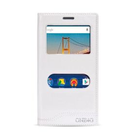 Fitcase Dolce One 4G Gizli Mıknatıslı Pencereli Beyaz Kılıf