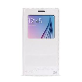 Fitcase Dolce S6 G920 Gizli Mıknatıslı Pencereli Beyaz Kılıf