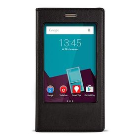 Fitcase Dolce Smart 7 Style Gizli Mıknatıslı Pencereli Siyah Kılıf