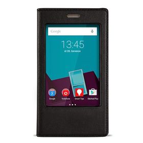 Fitcase Dolce Smart 7 Style Gizli Mıknatıslı Pencereli Siyah Kılıf