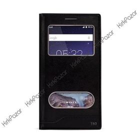 FitCase Dolce Turkcell T60 Gizli Mıknatıslı Pencereli Kılıf