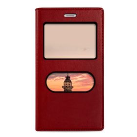 FitCase Dolce Venüs V3 5010 Gizli Mıknatıslı Pencereli Kılıf
