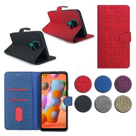 Fitcase Fabric Kapaklı Cüzdanlı Huawei Mate 30 Lite Kılıf