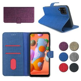 Fitcase Fabric Kapaklı Cüzdanlı Huawei P40 Lite Kılıf