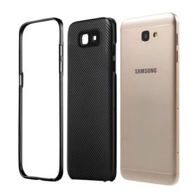FitCase Galaxy J5 Prime 2in1 Carbon Desen Siyah Arka Kapak