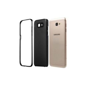 FitCase Galaxy J5 Prime 2in1 Carbon Desen Siyah Arka Kapak
