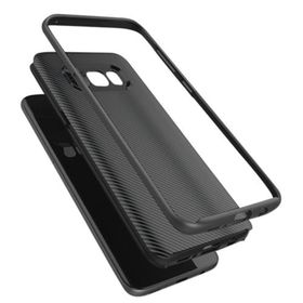 FitCase Galaxy S8 Carbon Desen Siyah Arka Kapak