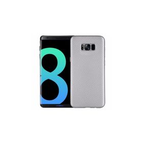 FitCase Galaxy S8 Plus Carbon Desen Gri Arka Kapak