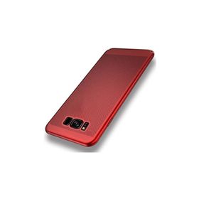 Fitcase Galaxy S8 Point Kırmızı Arka Kapak