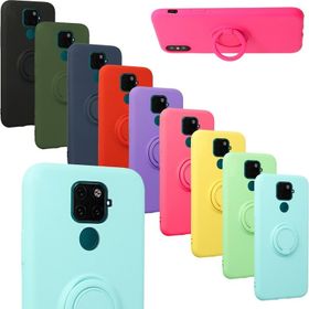 Fitcase Huawei Mate 30 Lite Viktor Ring Arka Kapak Kılıf