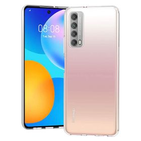 Fitcase Huawei P Smart 2021 Kamera Korumalı Silikon Şeffaf Arka Kapak Kılıf