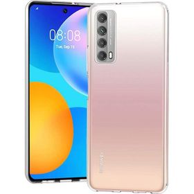 Fitcase Huawei P Smart 2021 Kamera Korumalı Silikon Şeffaf Arka Kapak Kılıf