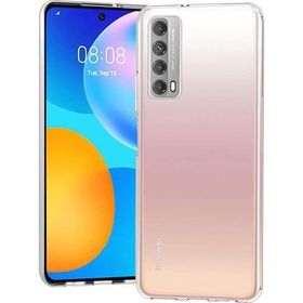 Fitcase Huawei P Smart 2021 Kamera Korumalı Silikon Şeffaf Arka Kapak Kılıf