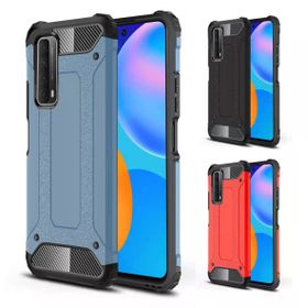 Fitcase Huawei P Smart 2021 Zırh Tank Tam Koruma Arka Kapak