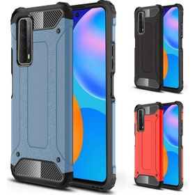 Fitcase Huawei P Smart 2021 Zırh Tank Tam Koruma Arka Kapak