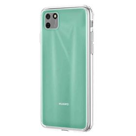 Fitcase Huawei Toz Koruma Tıpalı Şeffaf Arka Kapak Y5P Kılıf