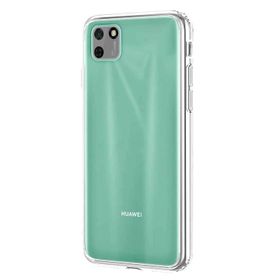 Fitcase Huawei Toz Koruma Tıpalı Şeffaf Arka Kapak Y5P Kılıf