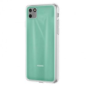 Fitcase Huawei Toz Koruma Tıpalı Şeffaf Arka Kapak Y5P Kılıf