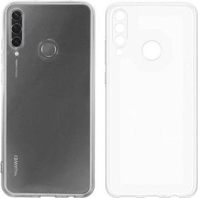 Fitcase Huawei Y6P Kamera Korumalı Silikon Şeffaf Arka Kapak Kılıf